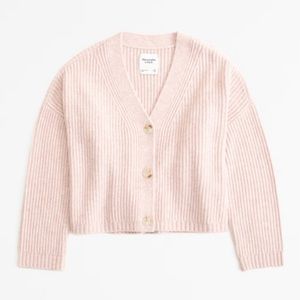 Pink abercrombie cardigan!